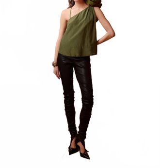 Mes Demoiselles... Filo Asymmetrical Top In Green