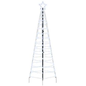 vidaXL &Aacute;rbol De Navidad Led Con Estacas De Tierra Fr&iacute;o 250 Cm Hierro Vidaxl