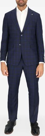 Scotch & Soda Completo due pezzi a quadri - Blu