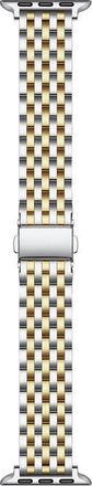 Posh Tech Remy Stainless Steel Apple Watch Watchband in Silver/Gold at Nordstrom