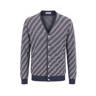 Malo Linen Men Mens Cardigan