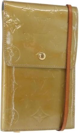Louis Vuitton Tweedehands leren portemonnees - Dames - Vintage Accessoires - Groen - ONE Size - Vintage