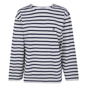 Anine Bing Long Sleeve Tops, female, Multicolor, Size: XS Newton Tee