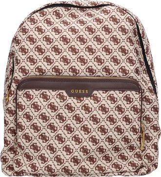 Guess Fabric Backpack - Heren - Rugzakken - Bruin - ONE Size - Tassen