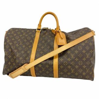 Louis Vuitton Vintage, unisex, Bruin, ONE Size, Pre-owned Weekendtas