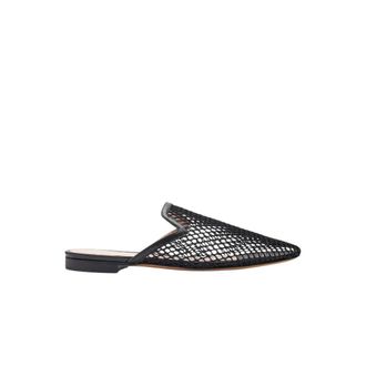 Scarosso Summer Gio - Dames - Slip ons - Zwart - 35 EU - Leer - Schoenen