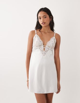 Ann Summers Endless Attraction - Chemise color avorio-Bianco