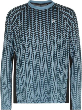 Fila Adriatic Blue Fade Sweatshirt - Heren - Longsleeves - Blauw - M - Polyester - Tops