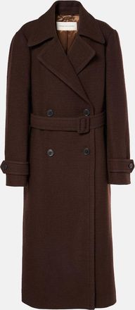 Dries Van Noten Belted wool coat