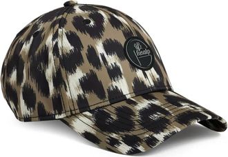 Fusalp leopard-print baseball cap - women - Polyester/Polyurethane - One Size - Brown