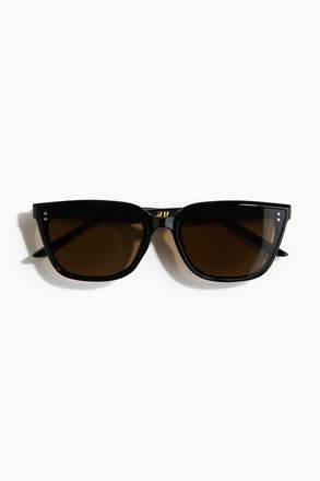 H&M Eckige Sonnenbrille - Schwarz