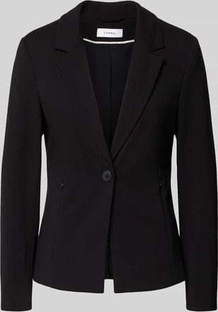 Comma Blazer mit Reverskragen in Black, Gr&ouml;&szlig;e 34