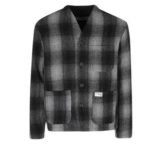 Fay Truien & Vesten, Heren, Grijs, XL, Dual Gear Cardigan Jacket Archive