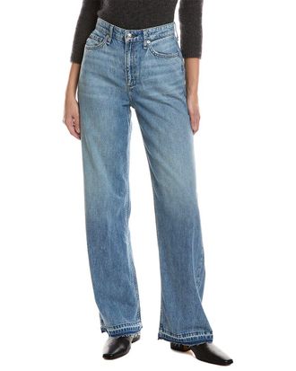 Rag & Bone Rag & Bone Featherweight Logan Mid-Rise Orian Wide Leg Jean
