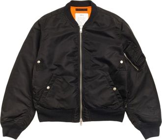St&uuml;ssy Ma-1 Bomber Jacket Black 115955-BLAC