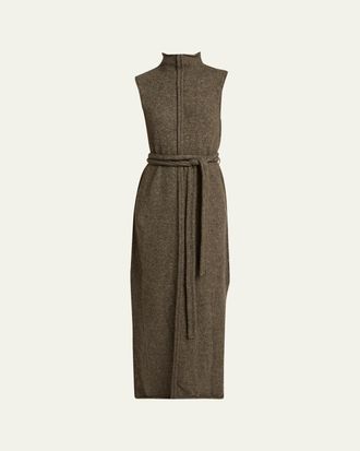 Proenza Schouler Zola Sleeveless Wool Turtleneck Dress