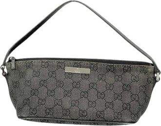 Gucci Pre-owned Shoulder Bags, female, Black, Size: ONE SIZE Pre-owned Vintage Shoulder Bag
