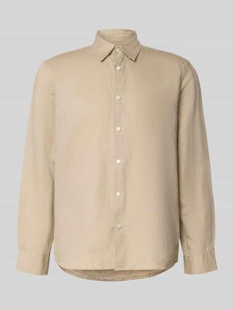 Selected Regular Fit Freizeithemd aus Leinen-Baumwoll-Mix Modell CLAY LINENBLEND in Sand, Gr&ouml;&szlig;e XXL