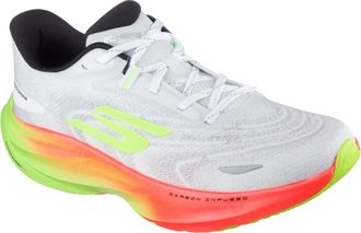 Skechers Mens GO Run Ride 12 Shoes, White/Multi, 8.5 UK