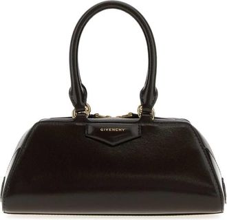 Givenchy Chocolate Leather Mini Antigona Handbag