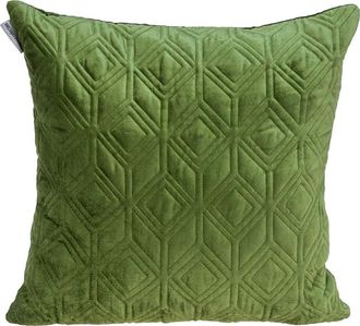 Parkland Collection Tufted Velvet Throw Pillow in Olive at Nordstrom Rack