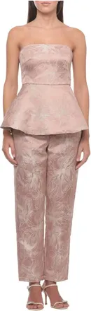 Marella Jumpsuits & Playsuits, Dames, Roze, XS, Tweed, Linea Emme Two-Piece Set