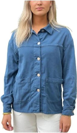 Islow Alba Jacket - Dames - Zomerjassen - Blauw - XS - Katoen - Jassen
