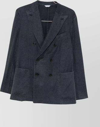 Boglioli tailored blazer with peak lapels and pockets