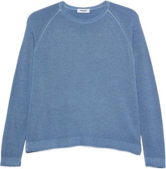 base Basissweater van wol en kasjmier met ronde hals
