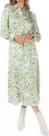 Esqualo Liv Long Dress In Multi