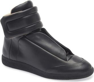 Maison Margiela Future High Top Sneaker in Black at Nordstrom, Size 10Us