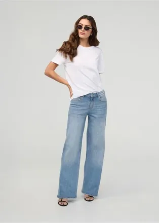 Duer Performance Denim Mid Rise Loose Straight in Current at Nordstrom, Size 33 X 32