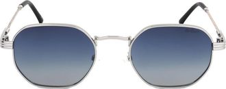 Lee Cooper LC1008 C03 Mens Sunglasses Silver Size 52