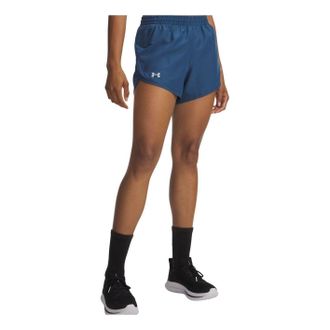 Under Armour (WMNS) Under Armour Fly-By 3 Shorts Asia Sizing Wham Blue Reflective 1382438-498