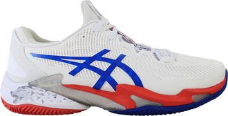 Asics Asics Court FF 3 Novak Clay Mens White Tennis Shoes - Size UK 6.5