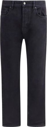 Saint Laurent Lange Mick Jeans - Heren - Regular Fit Jeans - Zwart - W34 - Katoen - Jeans