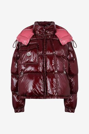 Moncler Wandelbare Daunenjacke aus Ripstop Moncler Karakorum, Damen, Dunkelviolett, T4
