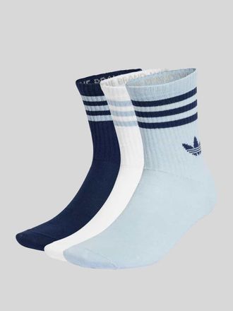 adidas Originals Socken aus Baumwoll-Mix im 3er-Pack in Blau, Gr&ouml;&szlig;e 40-42
