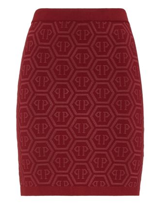 Philipp Plein Gebreide Minirok Monogram