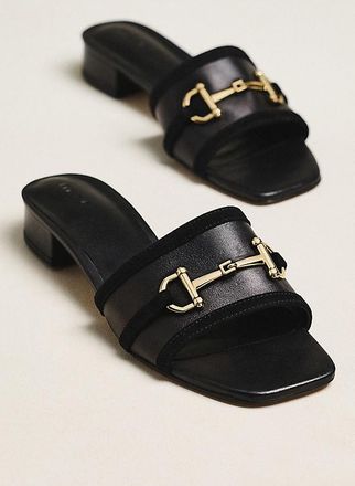 Maeve Horsebit Slide Sandals