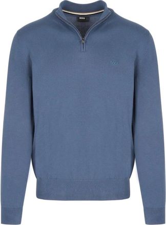 HUGO BOSS Turtlenecks, male, Blue, M, Padro L Jumper
