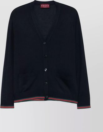 Gucci luxe cashmere silk cardigan