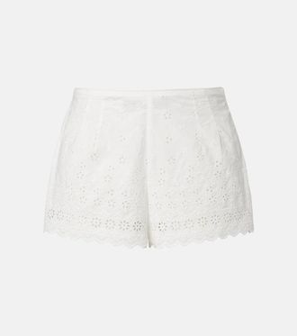 D&ocirc;en D&ocirc;en Arda embroidered cotton shorts
