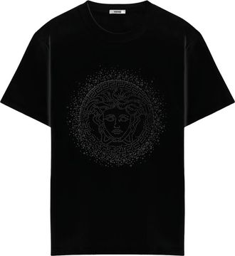 Versace T-shirt Crystal Medusa - Nero