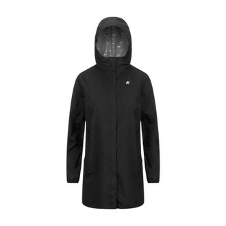K-Way Sophie Stretch Dot Jacket - female - K-Way - Rain Jackets - Black - XL - Jackets