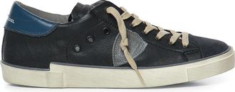 Philippe Model Prsx Leather Trainers With A Vintage Look
