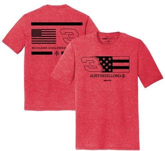 Nascar Mens Richard Childress Racing Team Collection Heather Red Austin Dillon Tri-Blend Flag T-Shirt at Nordstrom, Size Xxx-Large