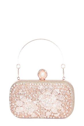 Lauren Lorraine Rega Clutch in Rose Gold at Nordstrom