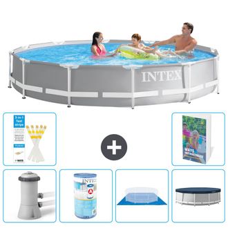 Intex Piscina Prism Frame Redonda - 366x76 Cm - 7-piezas S246