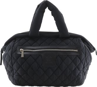 Chanel Black Nylon Boston Bag (Pre-Owned)